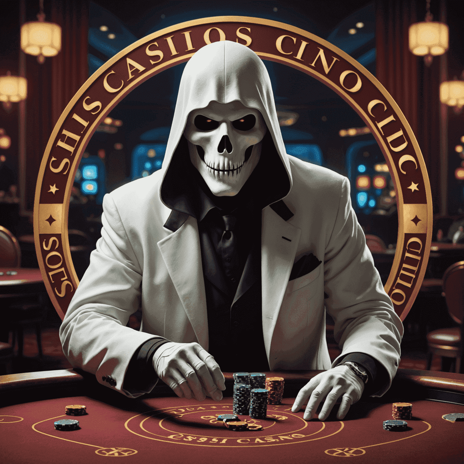 Logo de CasinoGhostClub représentant un fantôme joueur de casino