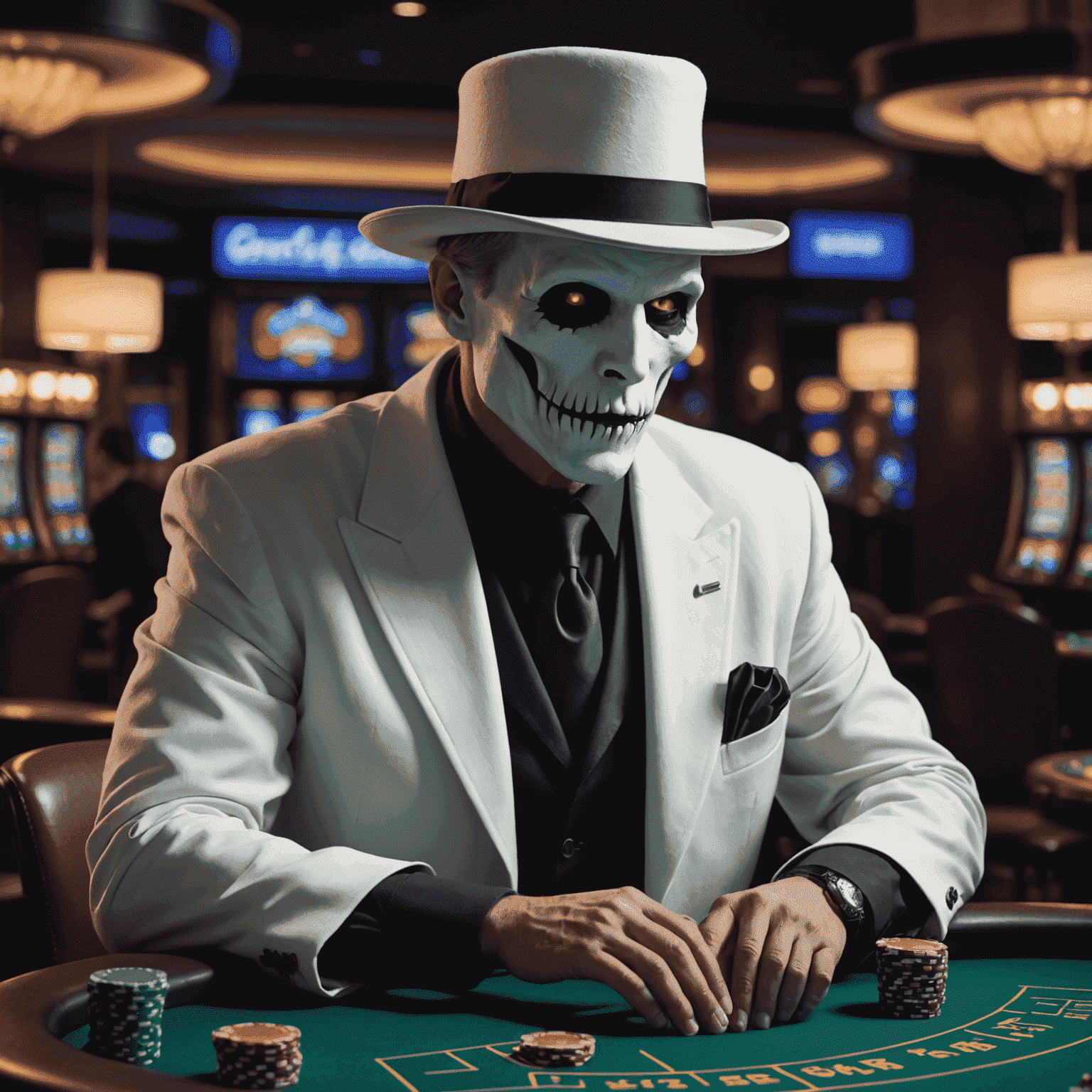 Logo de CasinoGhostClub représentant un fantôme joueur de casino